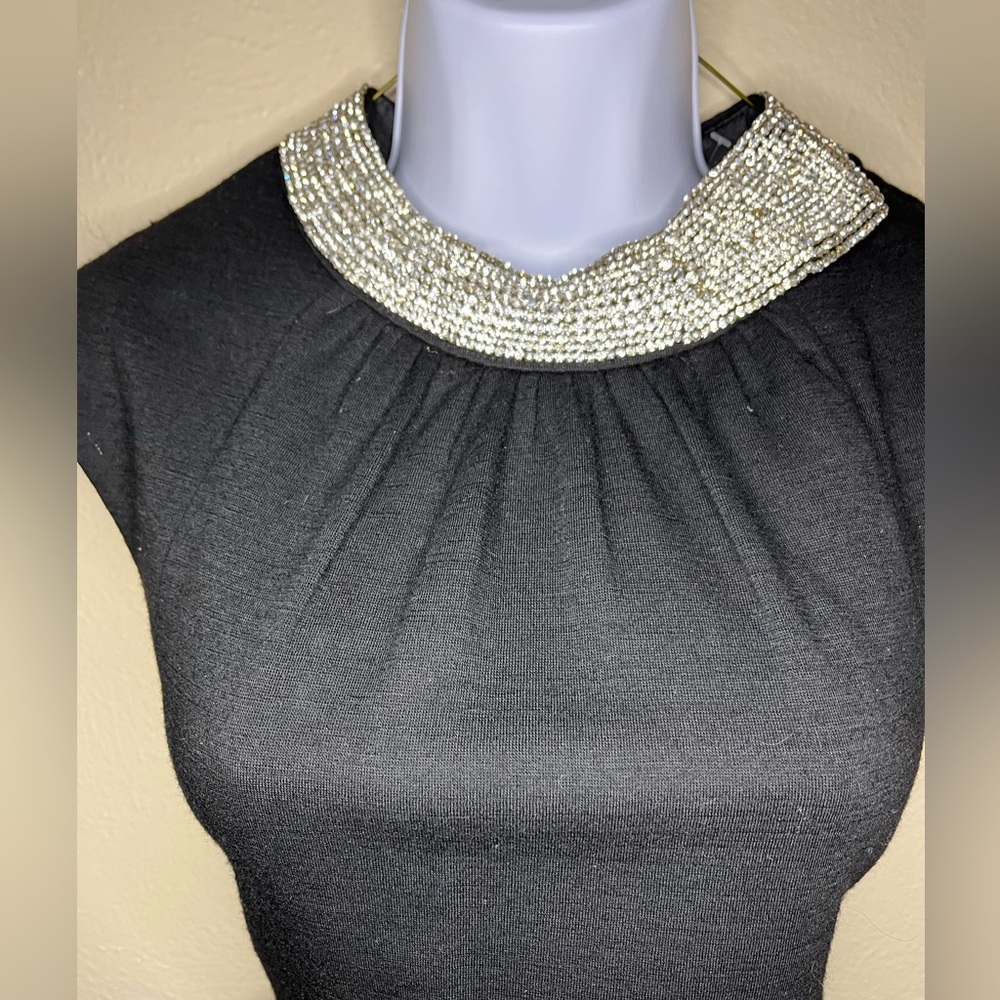 Milly of New York crystal collar dress seen on Blair waldorf size small - Picture 3 of 10